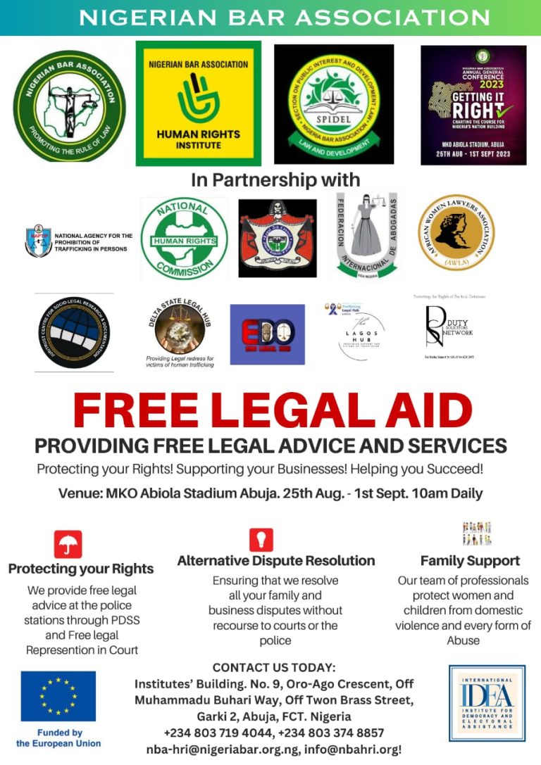 8 Days Free Legal Clinic At NBA AGC