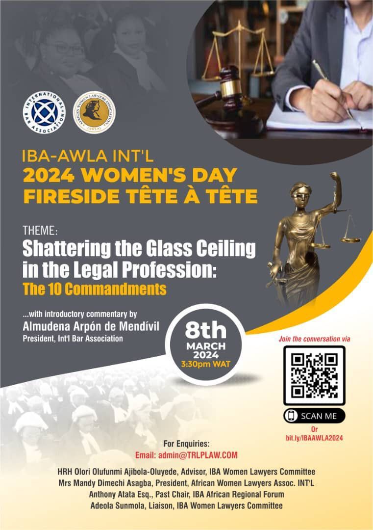 IBA-AWLA Int’l 2024 Women’s Day Fireside Tête-à-tête