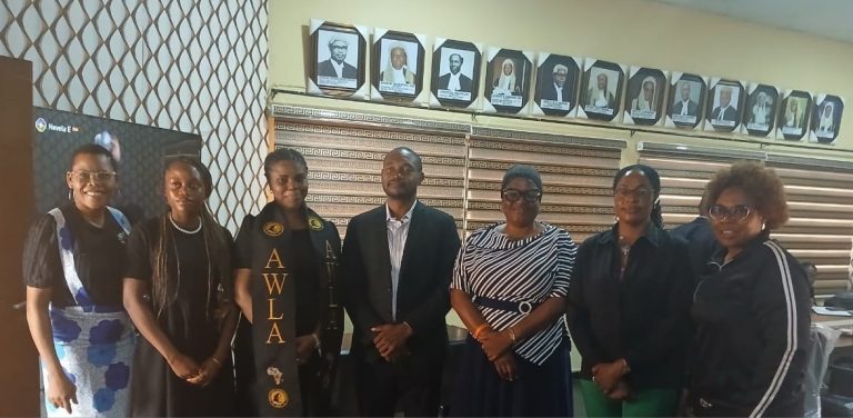 The African Women Lawyers Association Enugu State branch paid a courtesy visit to ENGBAR Chairman, my Gozie Iwuala